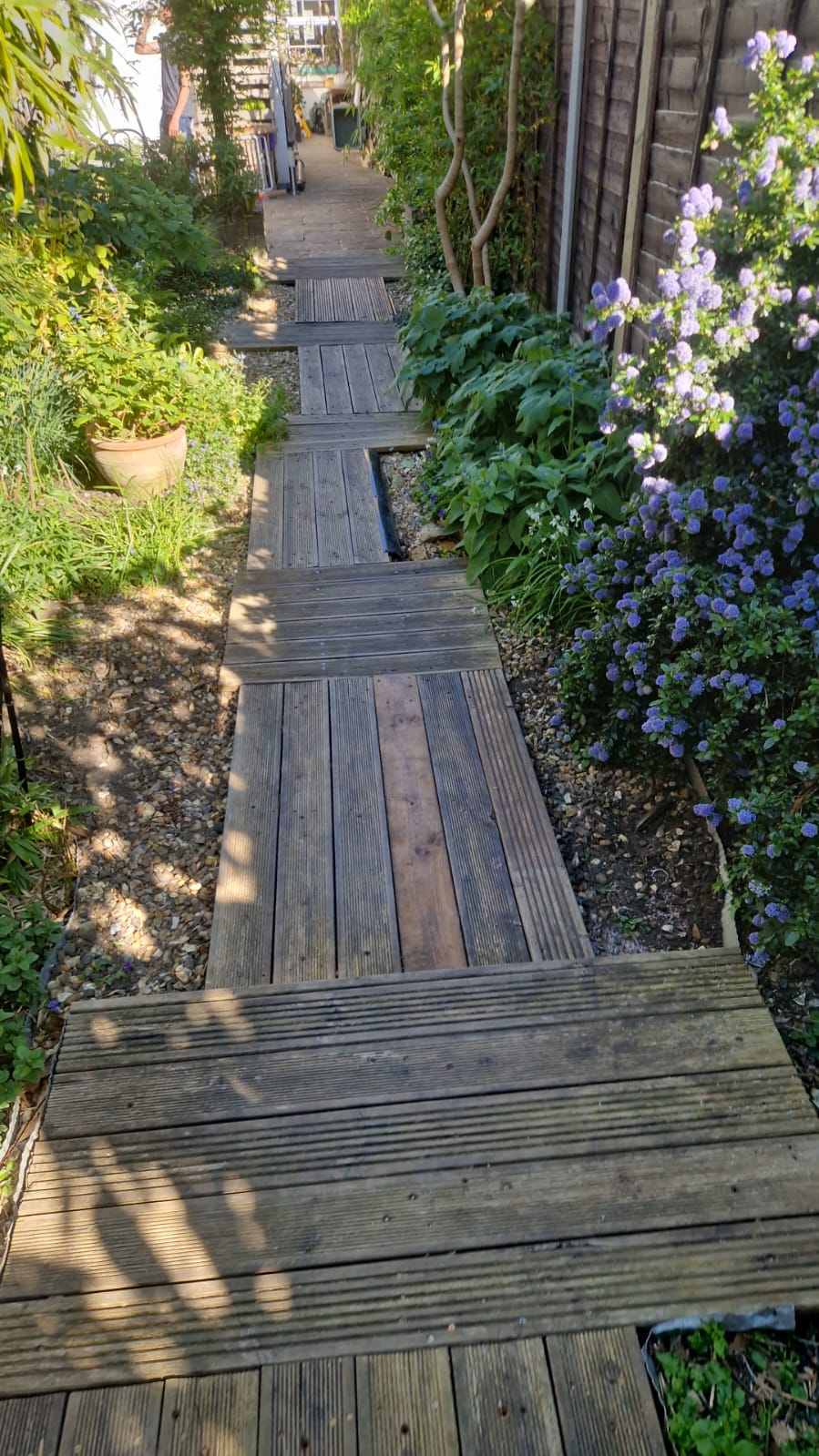 Garden board walkway